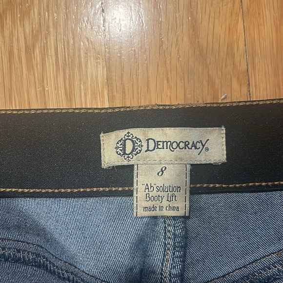 Democracy ab solution booty lift blue  jeans size 8 . - Picture 2 of 8